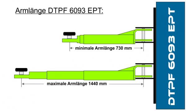 Profi Transporter 2-Säulen Hebebühne elektrisch (DTPF 6093 EPT) Modell 2022